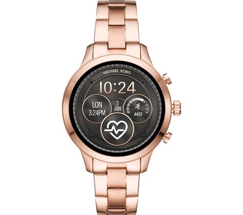 michael kors access runway mkt5046 smartwatch - rose gold|Customer Reviews: Michael Kors Access Runway Smartwatch .